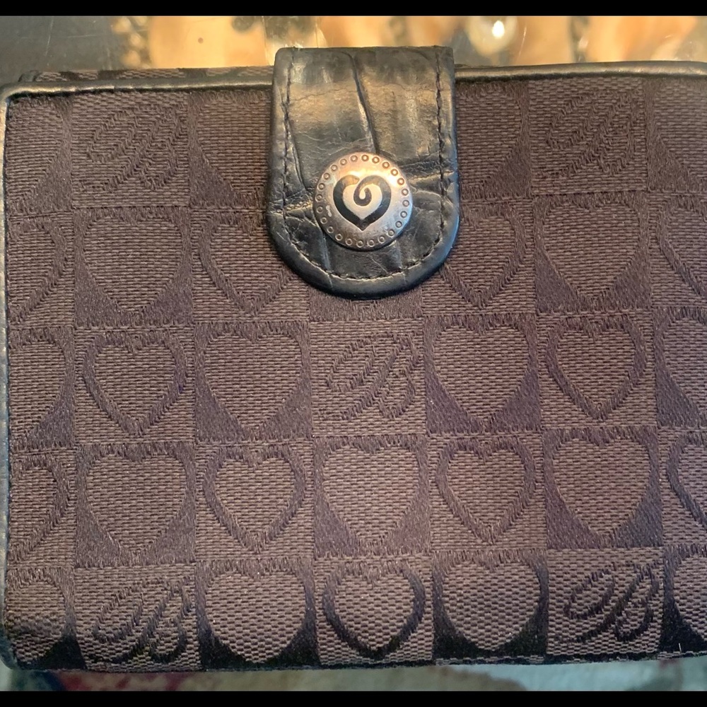 Brighton canvas/leather wallet
